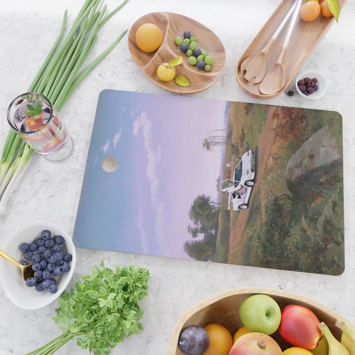 SUPERCAR LANDSCAPE Cutting Board Gallery Image 2