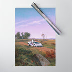 SUPERCAR LANDSCAPE Wrapping Paper Gallery Image 1
