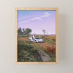 SUPERCAR LANDSCAPE Mini Art Print Gallery Image 1