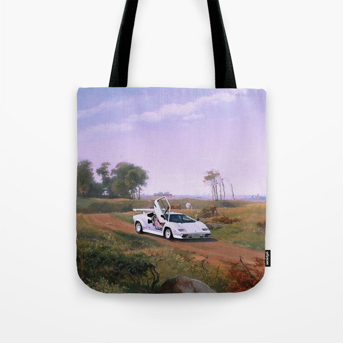 SUPERCAR LANDSCAPE Tote Bag Gallery Image 1