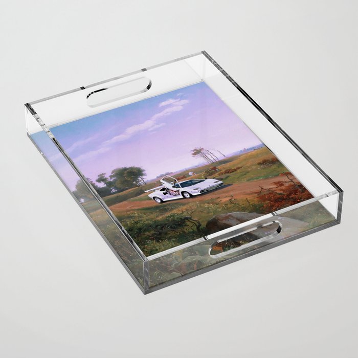 SUPERCAR LANDSCAPE Acrylic Tray Gallery Image 1