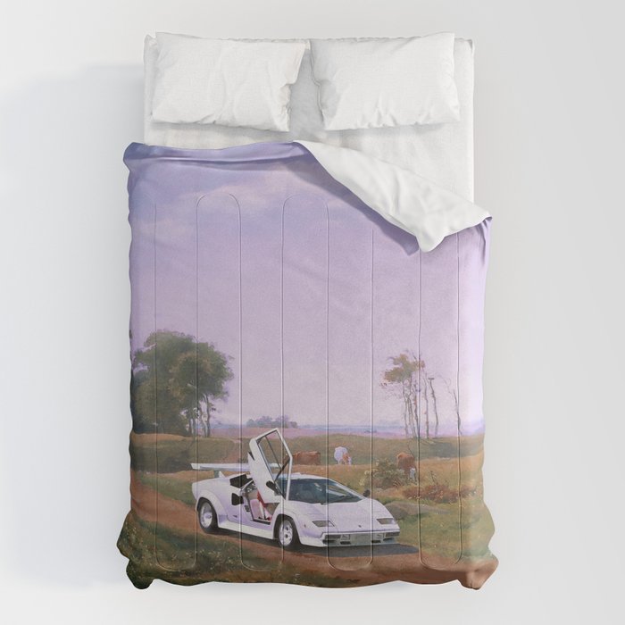 SUPERCAR LANDSCAPE Comforter Gallery Image 1