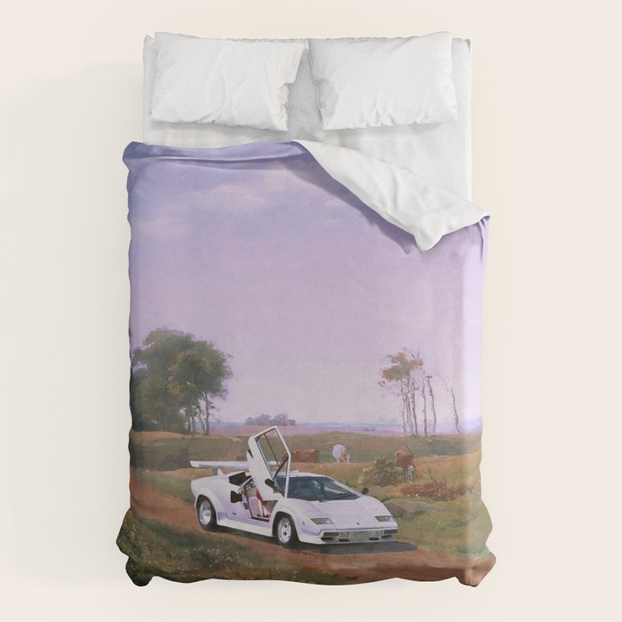 SUPERCAR LANDSCAPE Duvet Cover Gallery Image 1