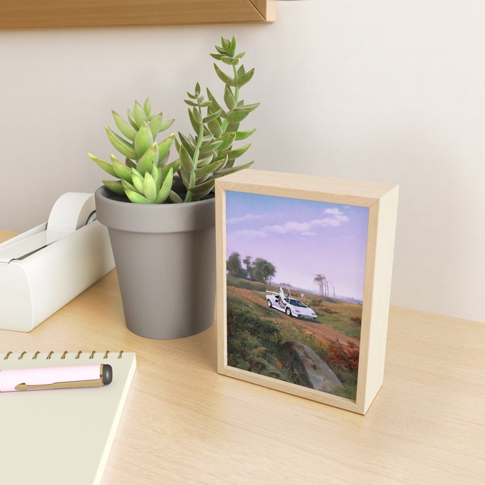 SUPERCAR LANDSCAPE Mini Art Print Gallery Image 2