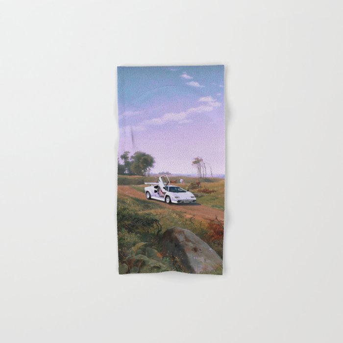 SUPERCAR LANDSCAPE Bath Towel Gallery Image 1
