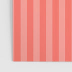 Coral Pink Thin Vertical Stripes Poster Gallery Image 3