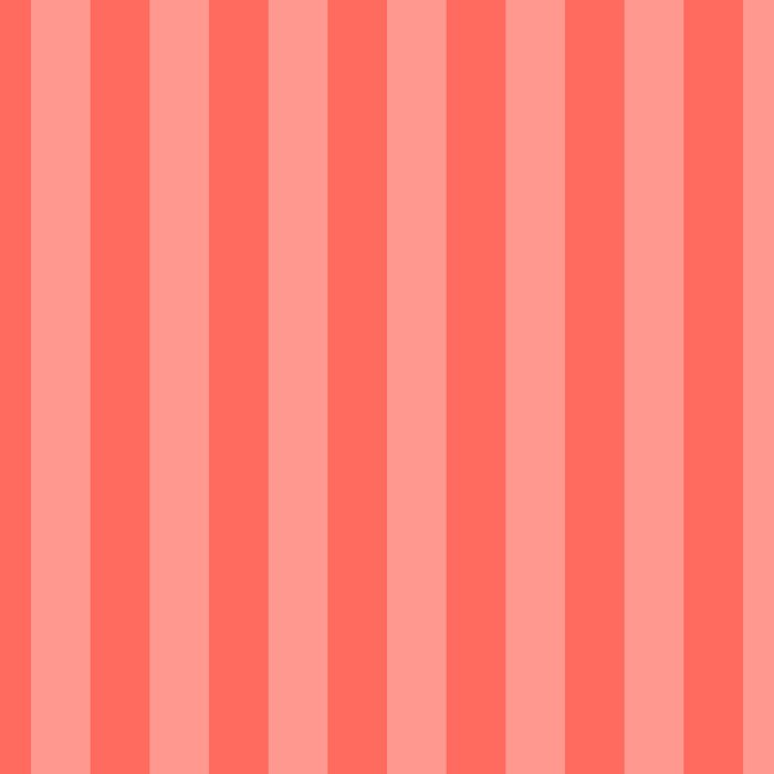 Coral Pink Thin Vertical Stripes Coffee Mug Gallery Image 2