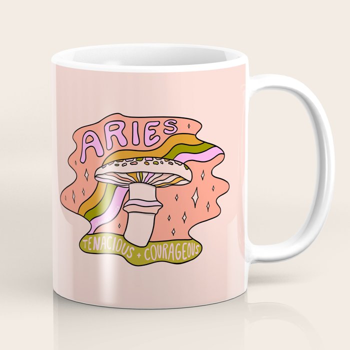 Aries Mushroom Coffee Mug Gallery Image 1