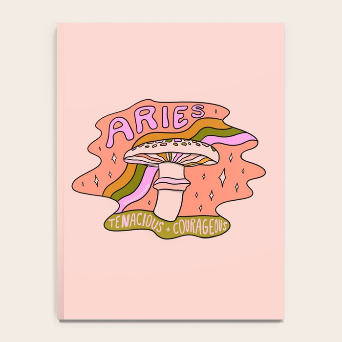 Aries Mushroom Notebook Gallery Image 4