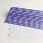 Natural Stripes Modern Minimalist Pattern in Purple on Purple Wrapping Paper Gallery Image 2