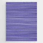 Natural Stripes Modern Minimalist Pattern in Purple on Purple Jigsaw Puzzle Gallery Image 1