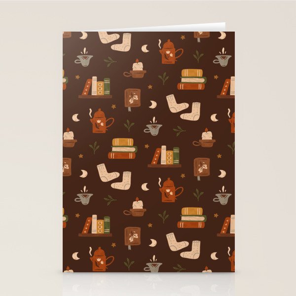 Cozy Night Reading Stationery Card Gallery Image 2