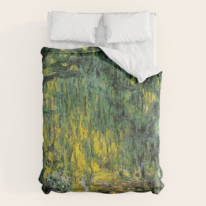 Weeping Willow by Claude Monet Comforter Gallery Image 1
