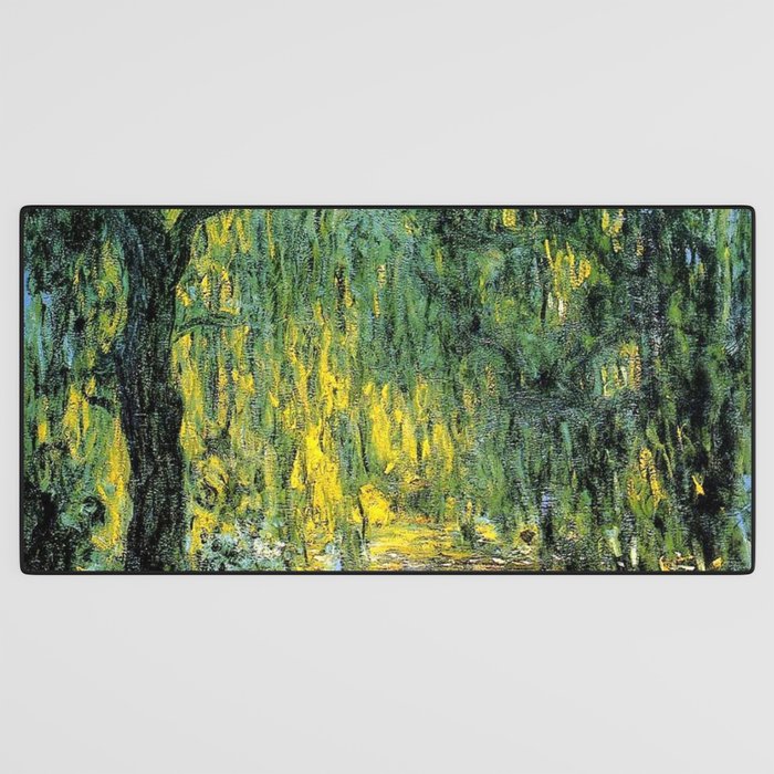 Weeping Willow by Claude Monet Desk Mat Gallery Image 3