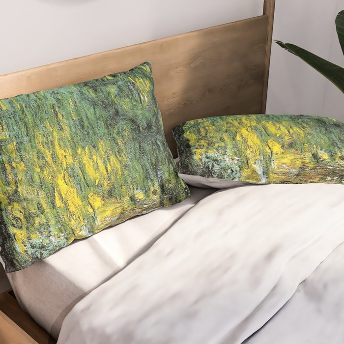 Weeping Willow by Claude Monet Pillow Sham Gallery Image 2