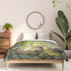 Weeping Willow by Claude Monet Comforter Gallery Image 3