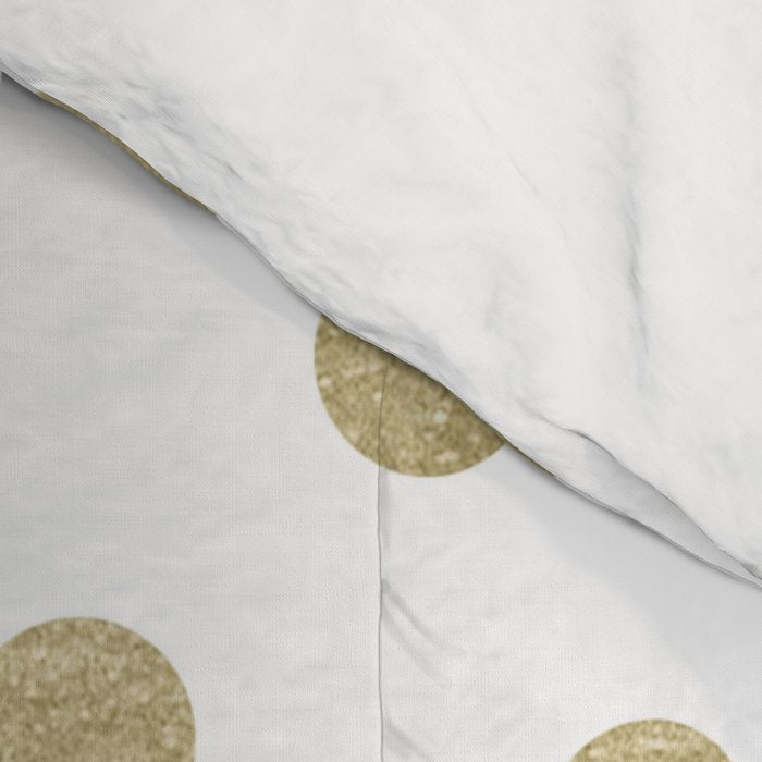 Stylish Gold Polka Dots Comforter Gallery Image 4