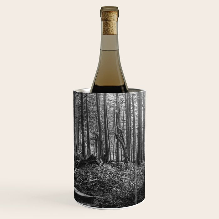 Adventure Nature Path Black and White Wine Chiller Gallery Image 1