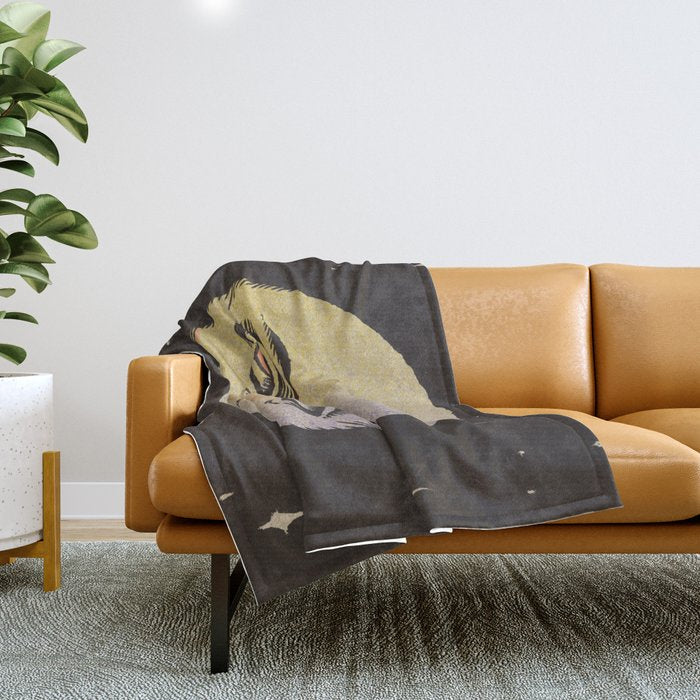 Mona Luna Throw Blanket Gallery Image 1