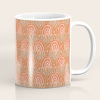 Little Rainbows - terracotta and caramel  Coffee Mug Gallery Image 1