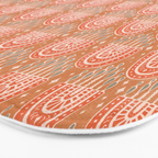 Little Rainbows - terracotta and caramel  Bath Mat Gallery Image 3