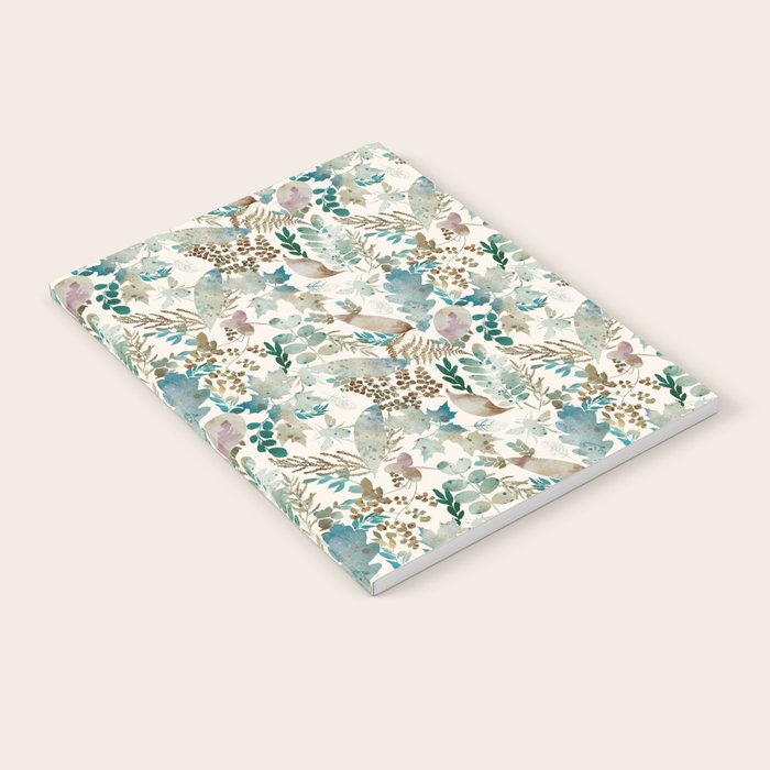 Autumn Botanical Bliss  Notebook
