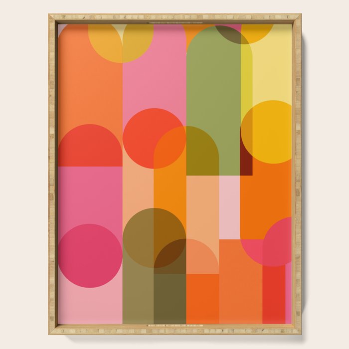 Ping Pong - brights Serving Tray Gallery Image 1