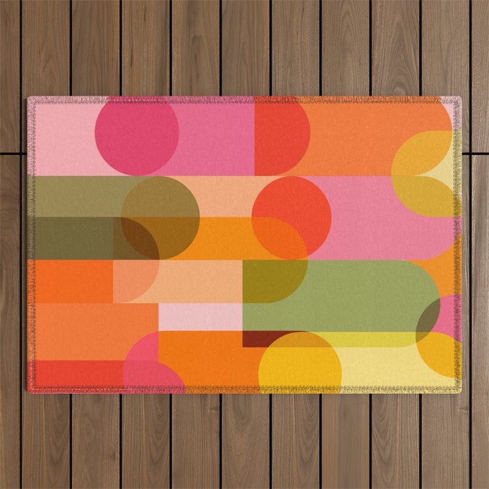 Ping Pong - brights Outdoor Rug Gallery Image 1