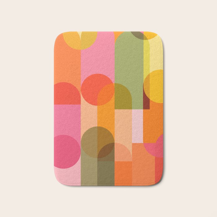 Ping Pong - brights Bath Mat Gallery Image 1
