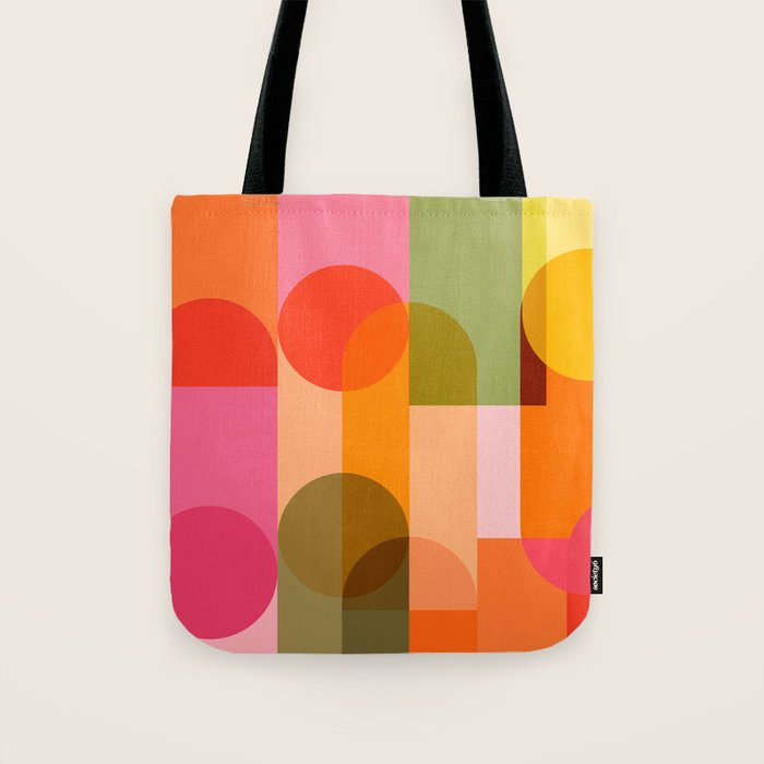 Ping Pong - brights Tote Bag Gallery Image 1