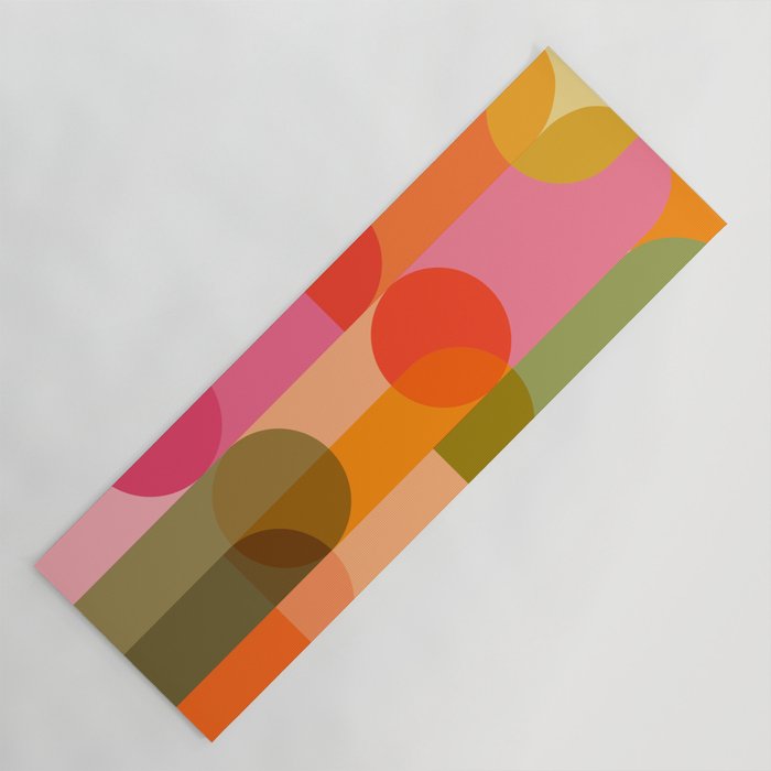 Ping Pong - brights Yoga Mat Gallery Image 1