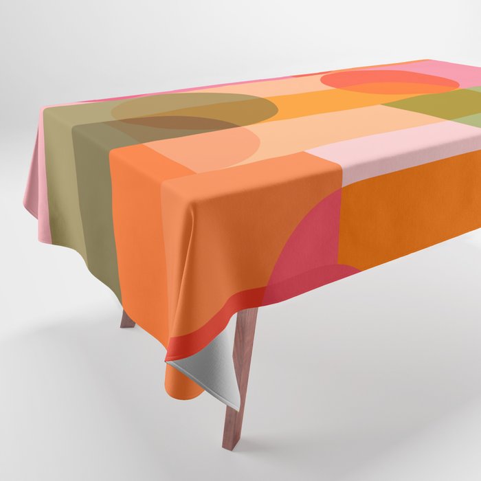 Ping Pong - brights Tablecloth Gallery Image 1
