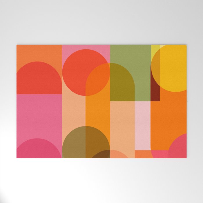 Ping Pong - brights Welcome Mat Gallery Image 1