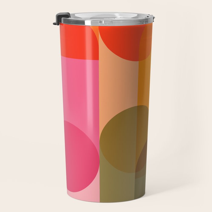 Ping Pong - brights Travel Mug Gallery Image 3