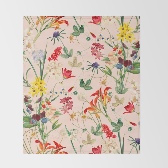 Garden of Eden VII Throw Blanket Gallery Image 2