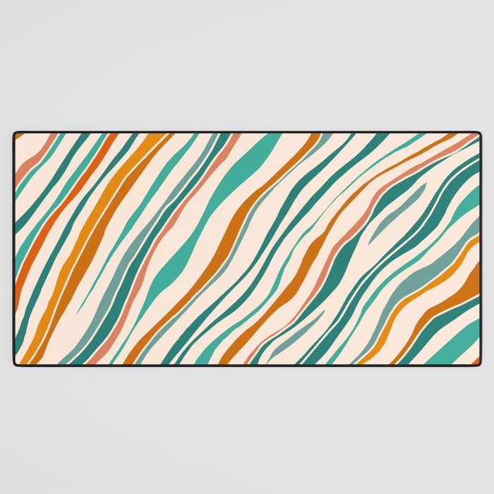 Southwest Abstract Stripes Desk Mat Gallery Image 3