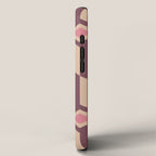 Retro Geometric Bloom Revival iPhone Case Gallery Image 2