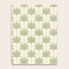 Shaker Palm Motif in Sage and Linen Notebook Gallery Image 4