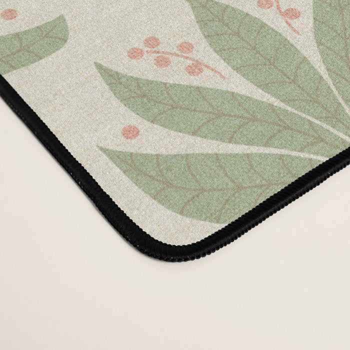 Shaker Palm Motif in Sage and Linen Desk Mat Gallery Image 4