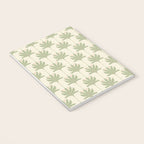 Shaker Palm Motif in Sage and Linen Notebook Gallery Image 3