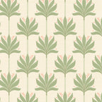 Shaker Palm Motif in Sage and Linen Coffee Mug Gallery Image 2