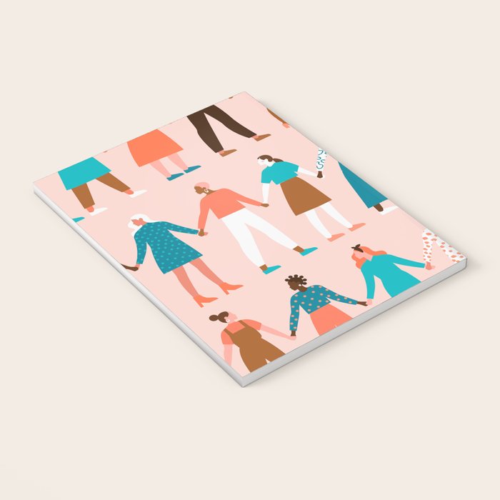 Women empower women feminist illustration collection. International womens day 8 of march graphic Notebook Gallery Image 3