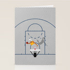 Dunkers | Basketball Court  Stationery Card Gallery Image 2