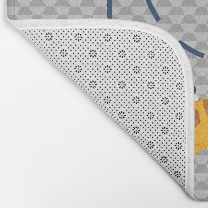 Dunkers | Basketball Court  Bath Mat Gallery Image 2