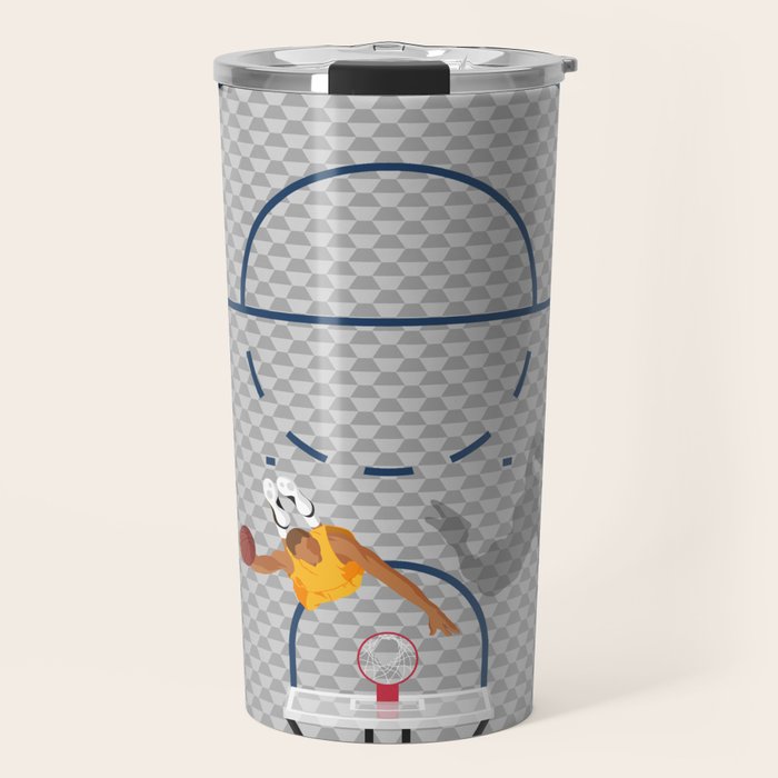 Dunkers | Basketball Court  Travel Mug Gallery Image 1
