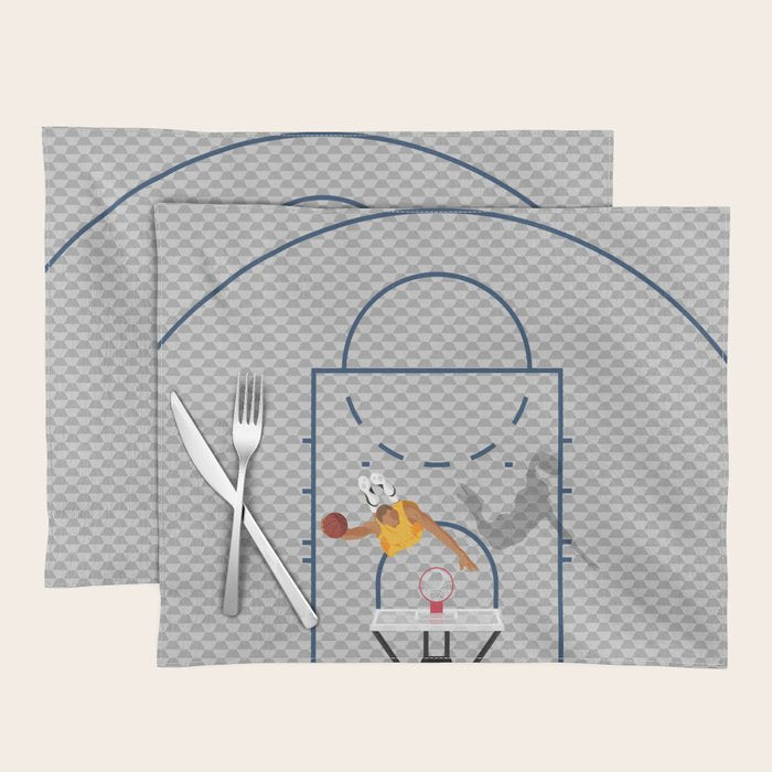 Dunkers | Basketball Court  Placemat Gallery Image 1