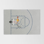 Dunkers | Basketball Court  Rug Gallery Image 2