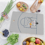 Dunkers | Basketball Court  Cutting Board Gallery Image 2