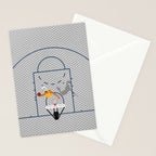 Dunkers | Basketball Court  Stationery Card Gallery Image 2