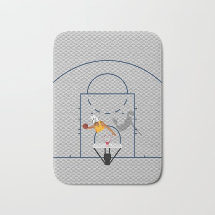 Dunkers | Basketball Court  Bath Mat Gallery Image 1